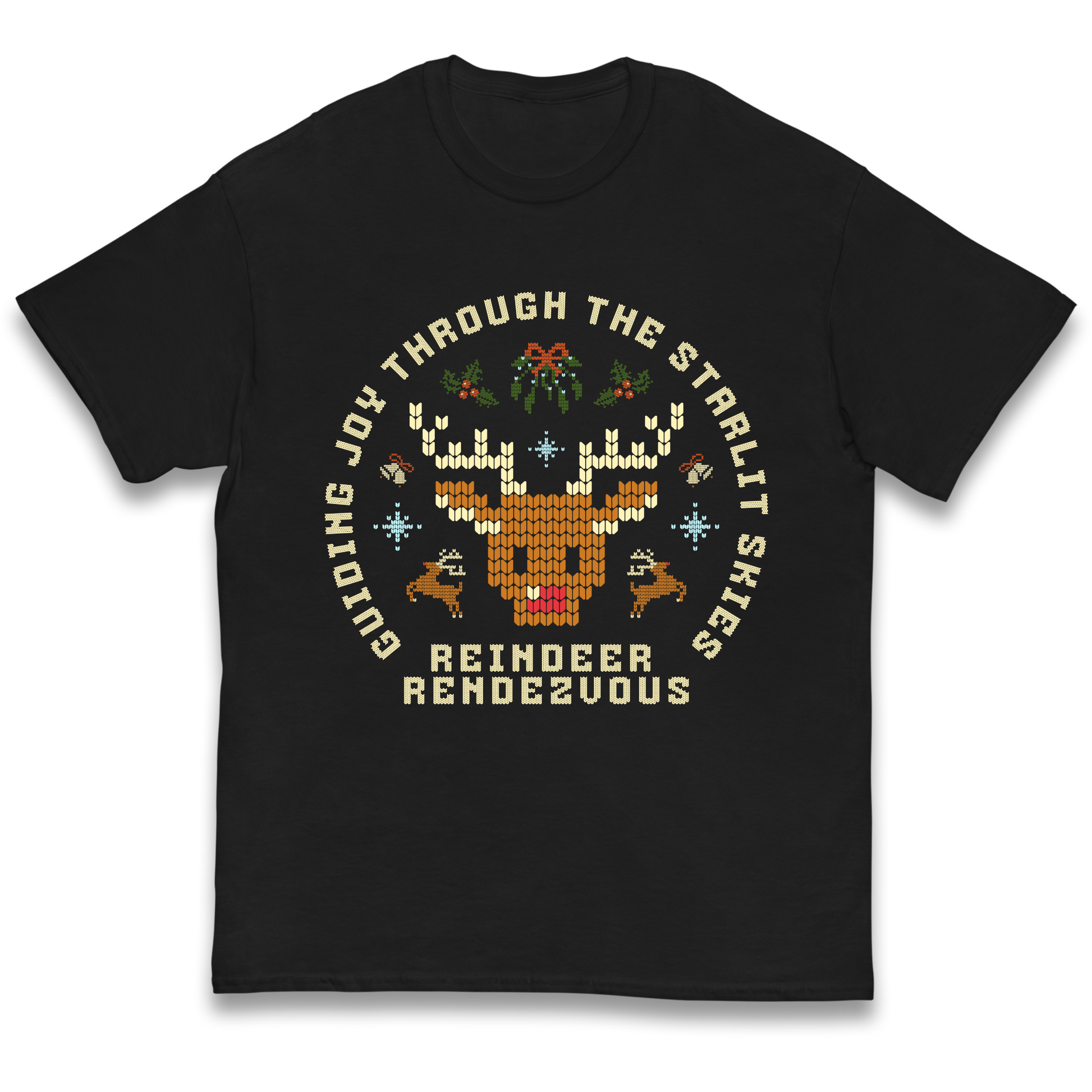 Reindeer Rendezvous Christmas kids t shirt