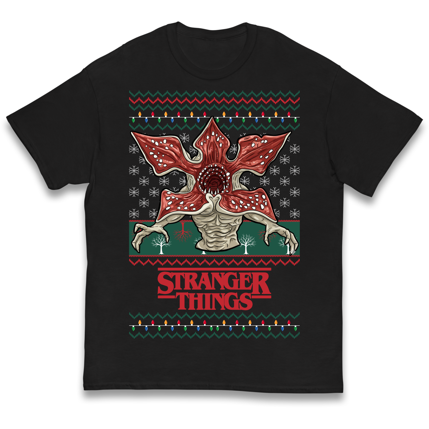 Demogorgon Christmas Kids T Shirt