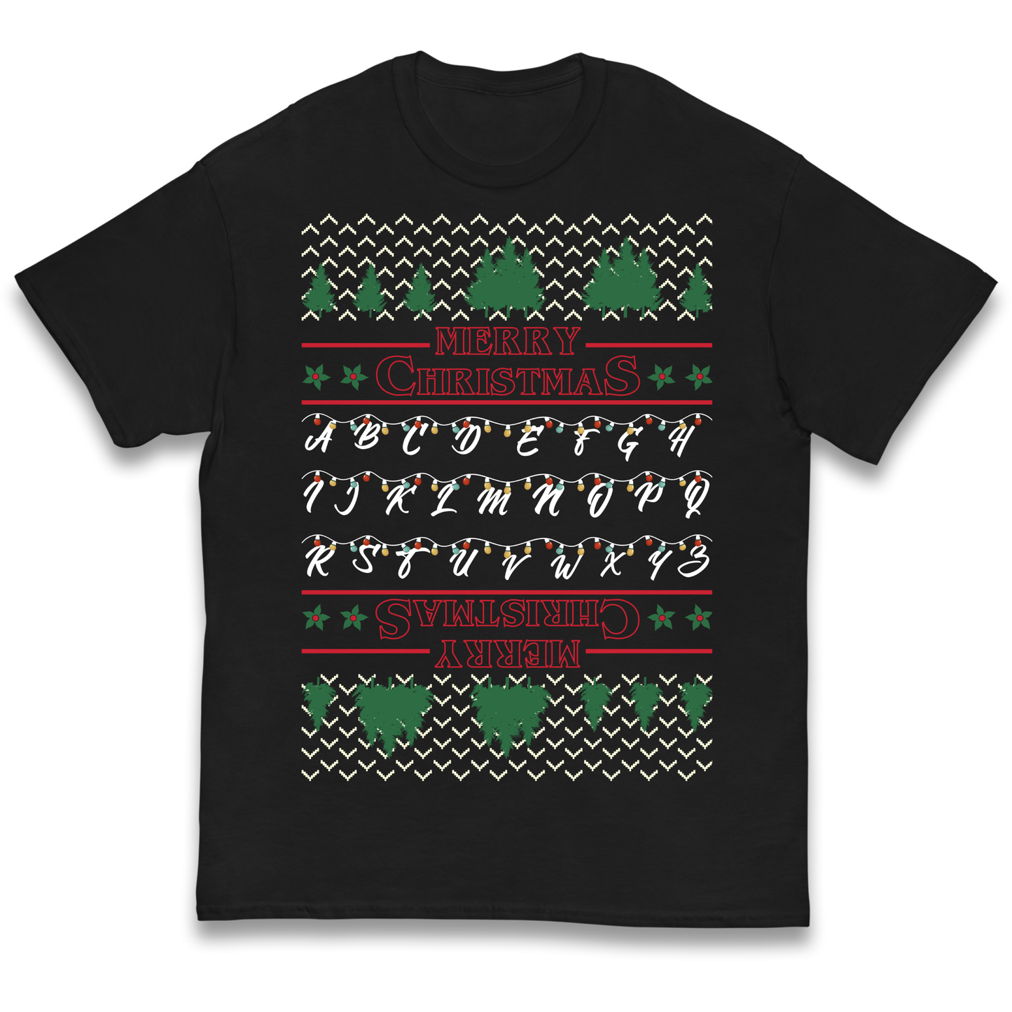 stranger things christmas jumper Kids T Shirt