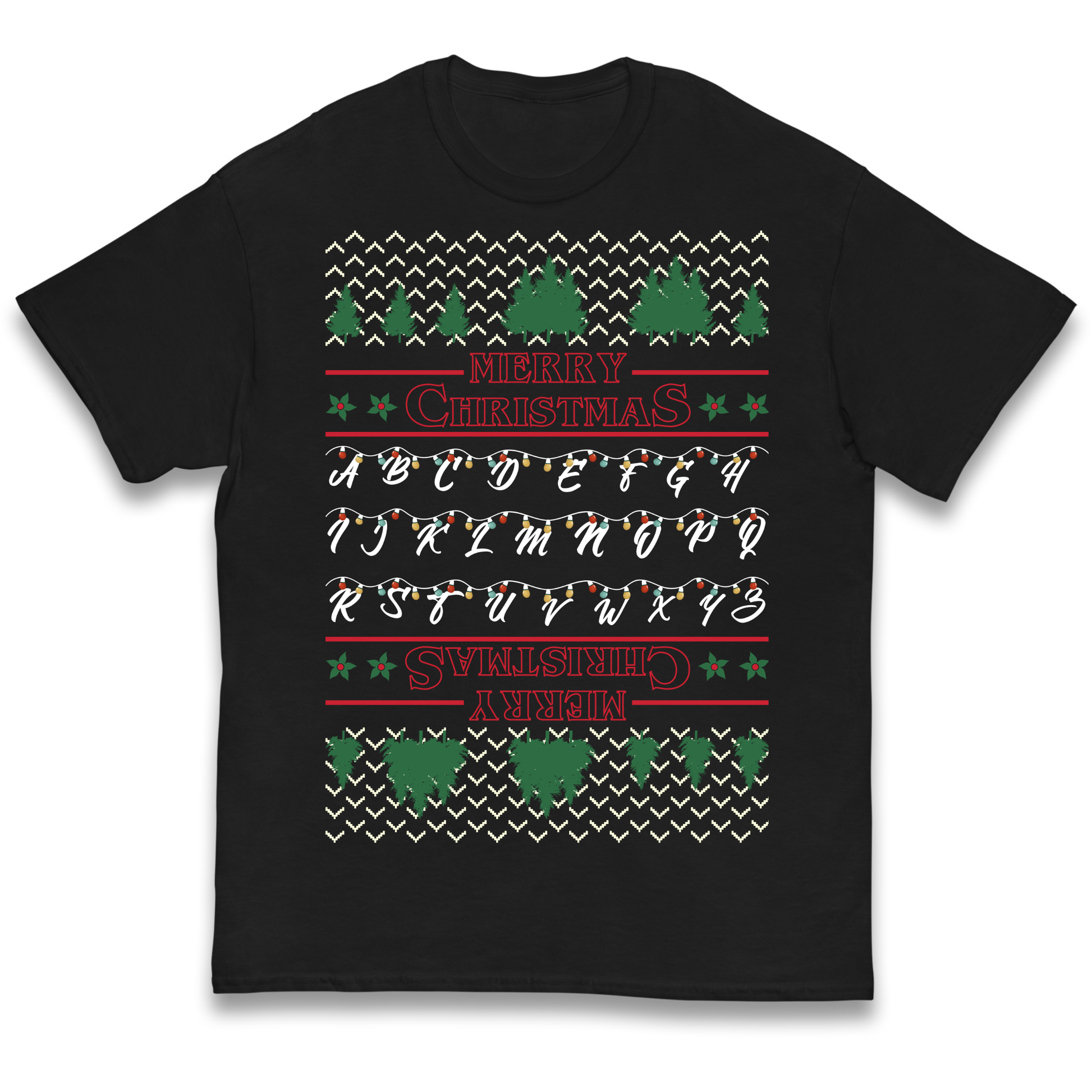 stranger things christmas jumper Kids T Shirt