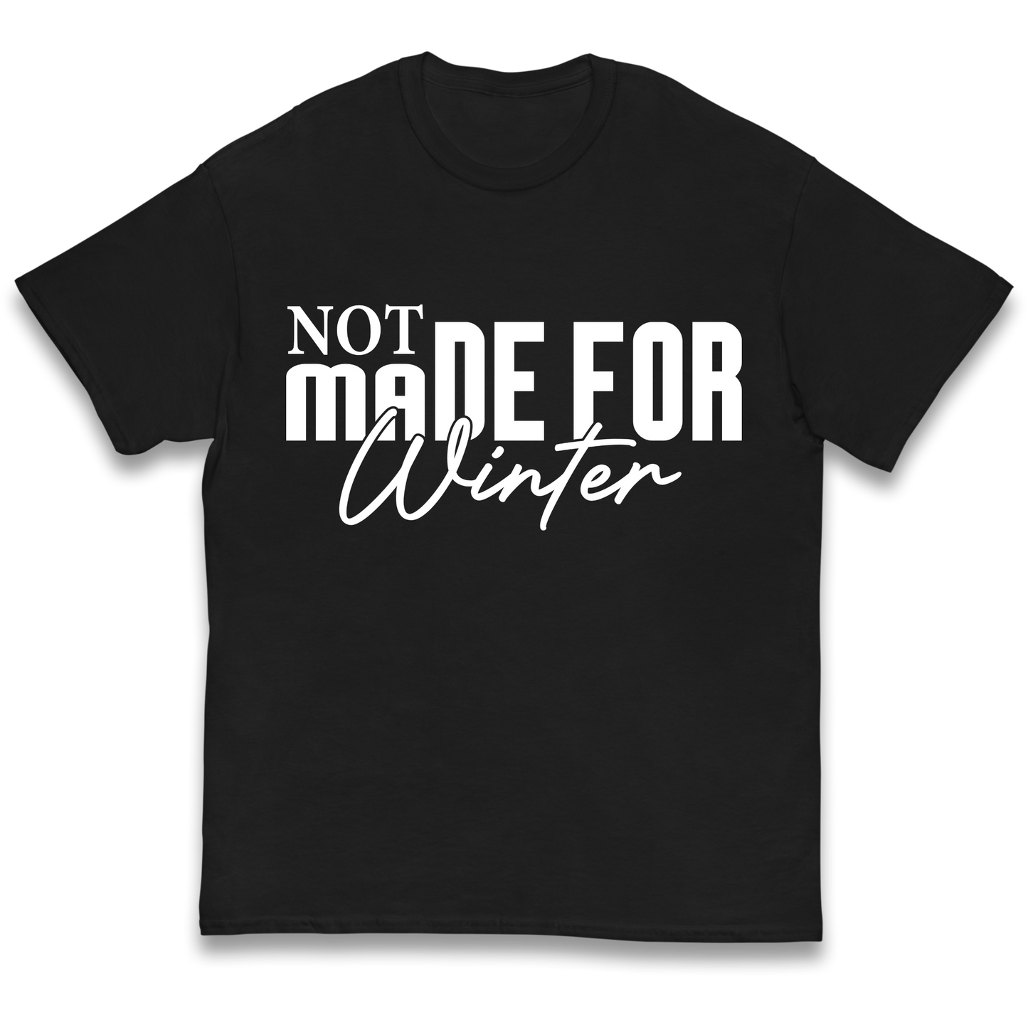 Not Made For Winter Christmas kids t shirt