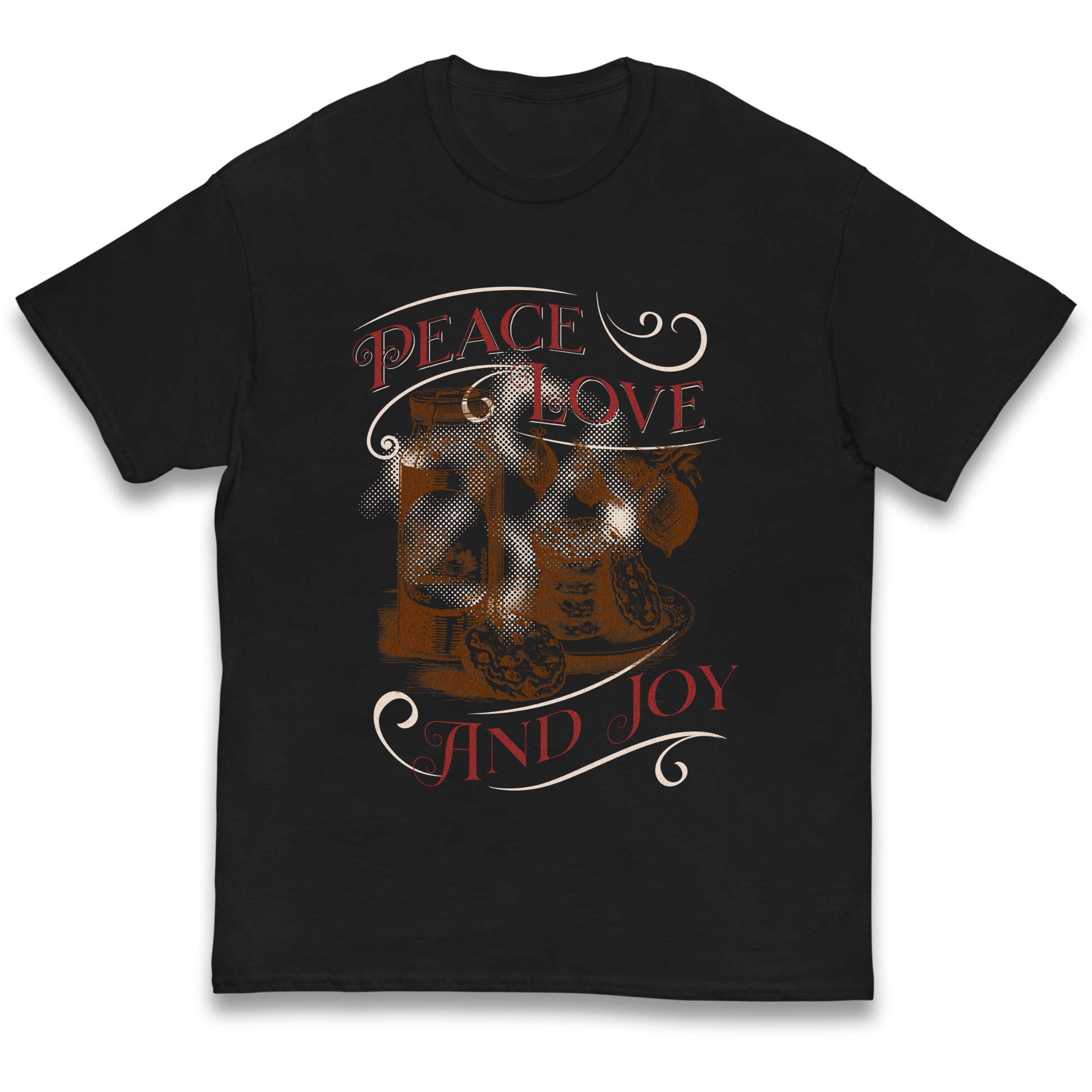 Peace Love And Joy Christmas kids t shirt