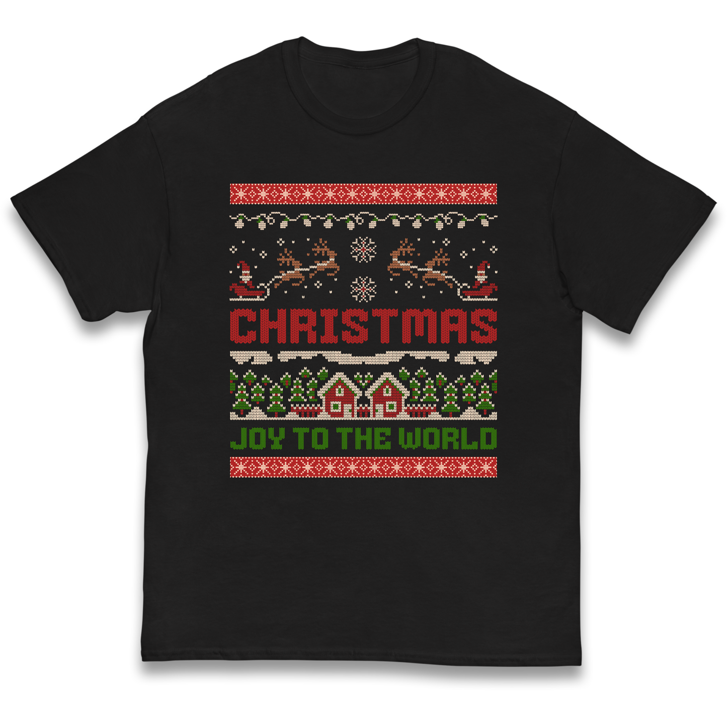 Christmas Joy to the World Christmas kids t shirt
