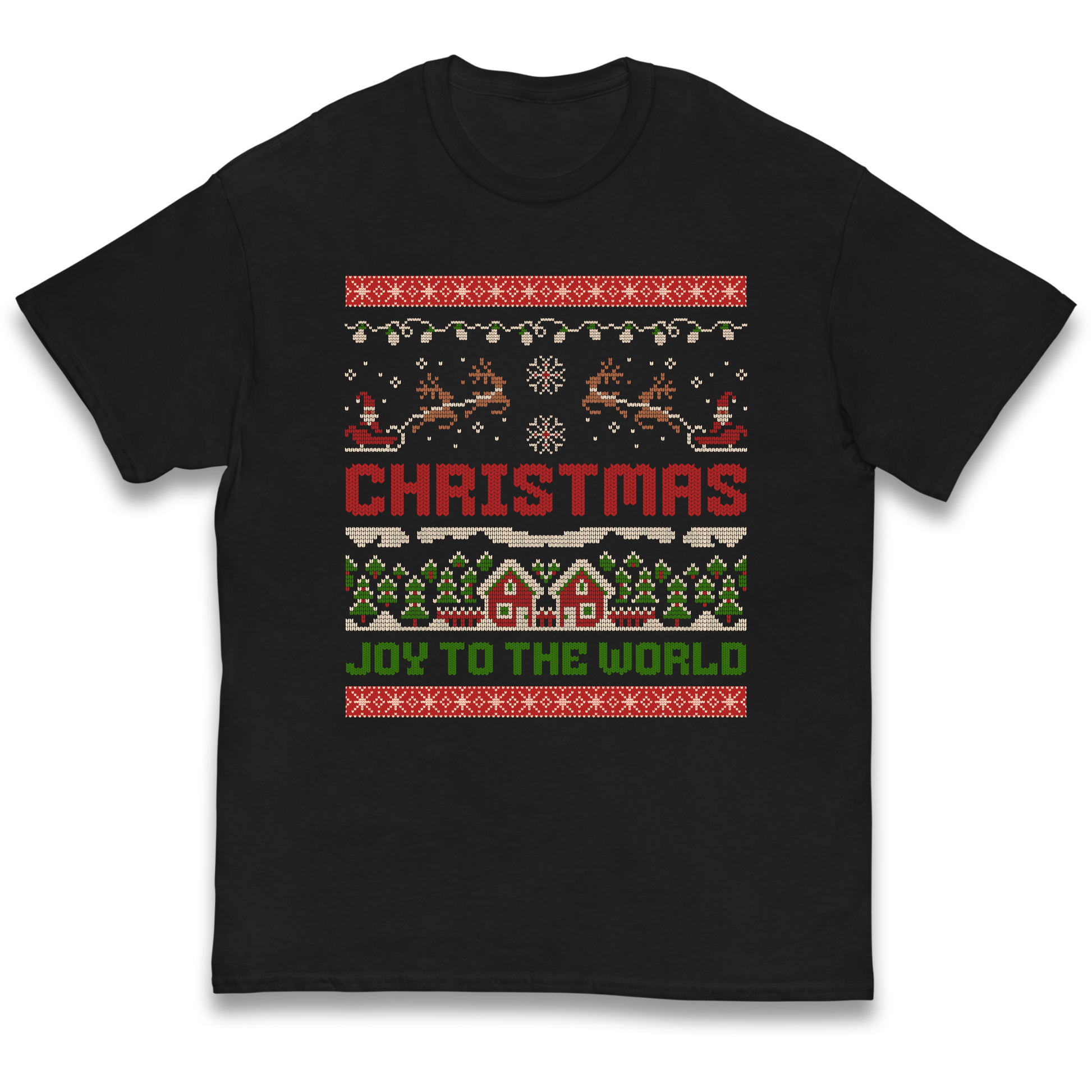Christmas Joy to the World Christmas kids t shirt