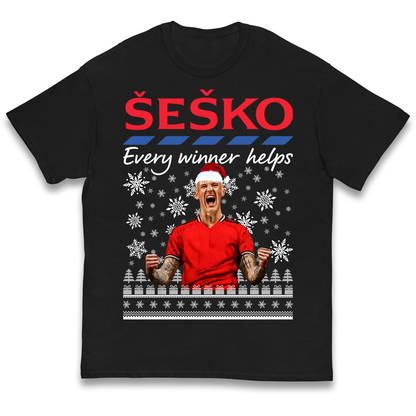 Benjamin Sesko Christmas Kids T Shirt