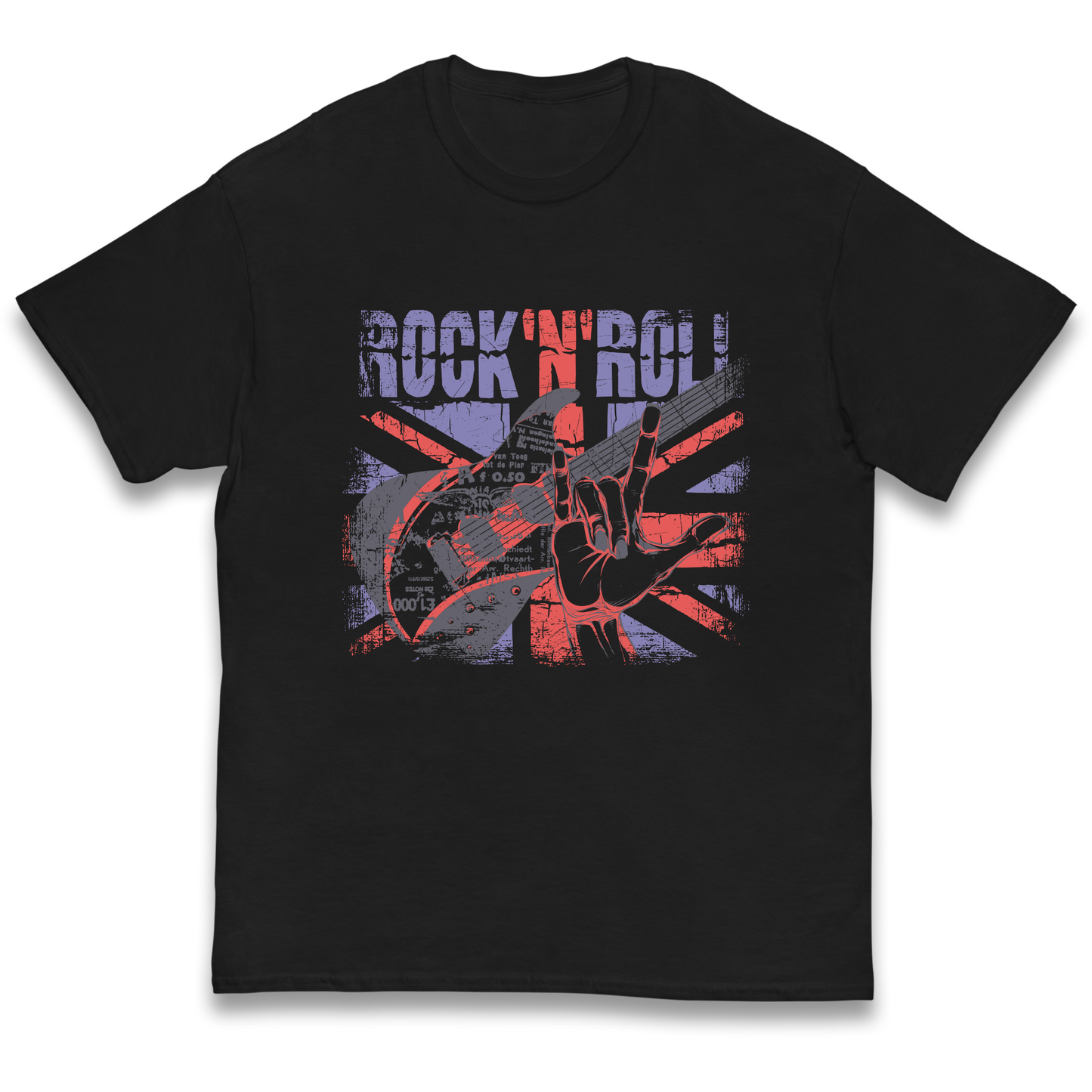 Rock N Roll Union Jack kids t shirt