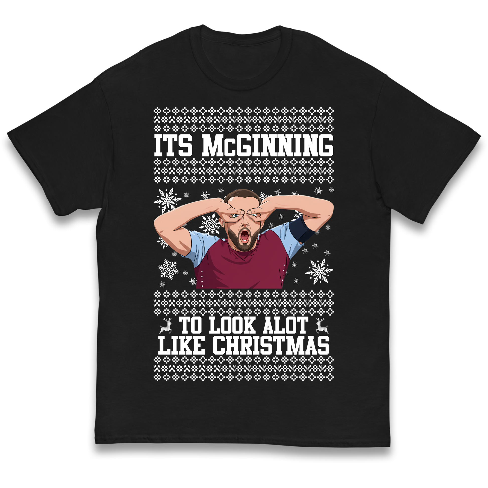 John McGinn Christmas Kids T Shirt