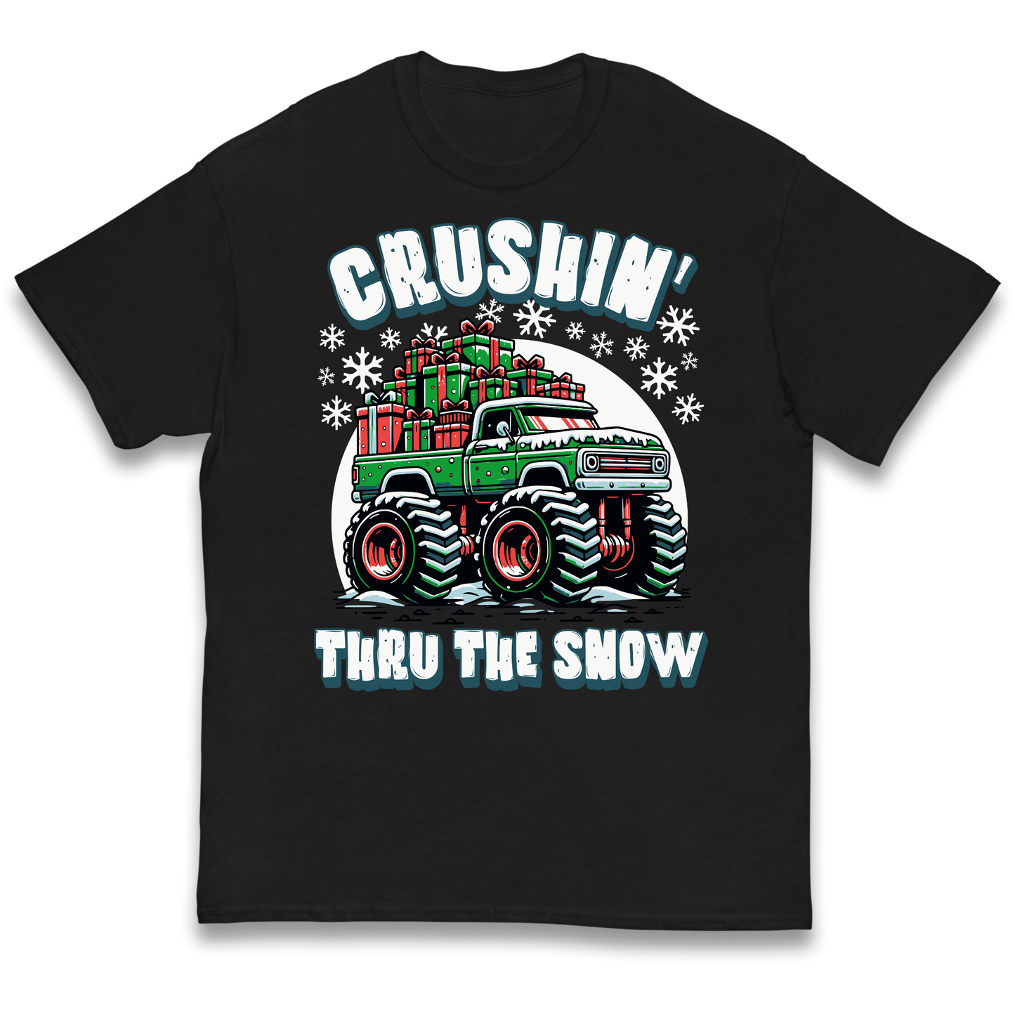 Crushin Thru The Snow kids t shirt