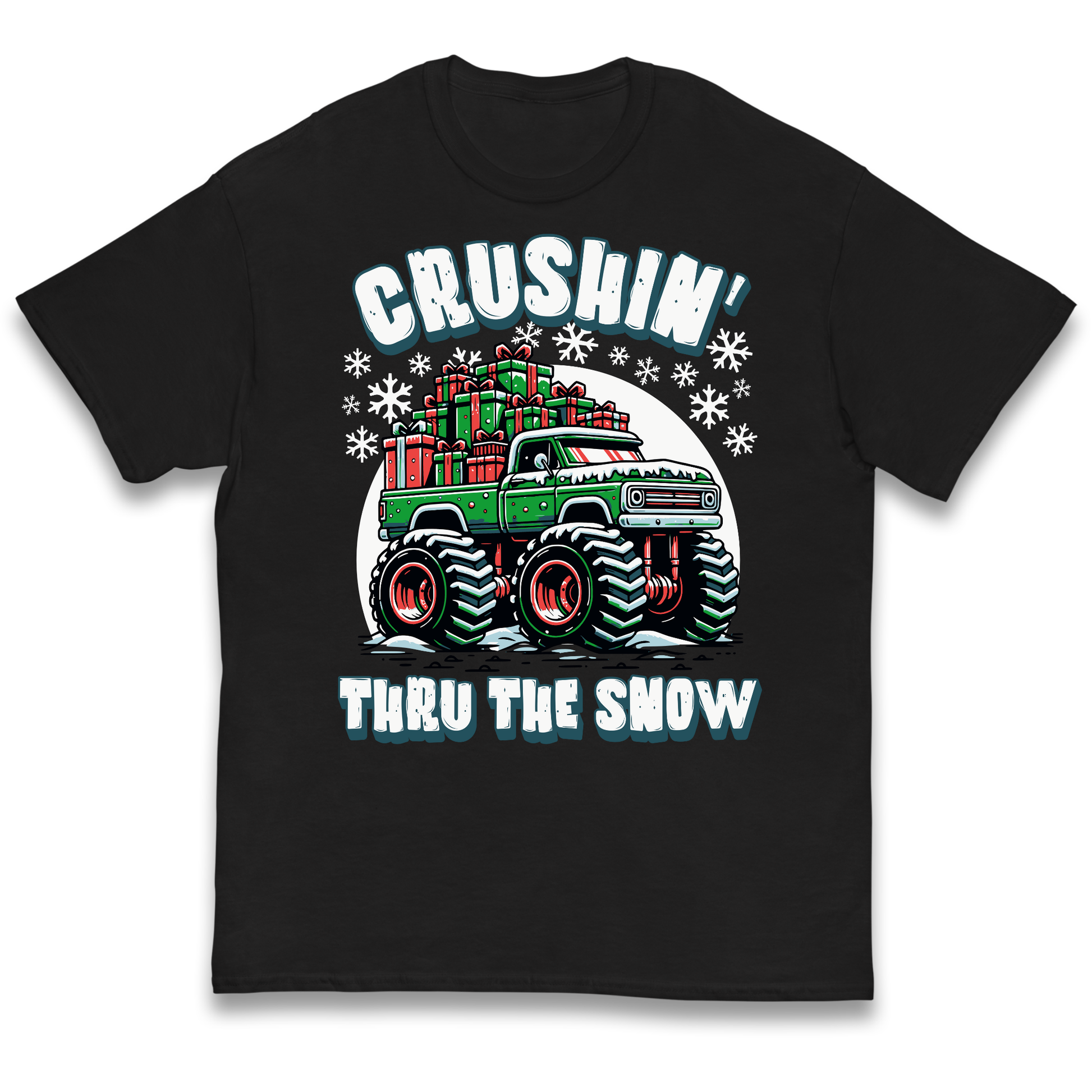 Crushin Thru The Snow kids t shirt