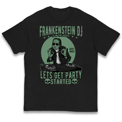 Frankenstein DJ kids t shirt