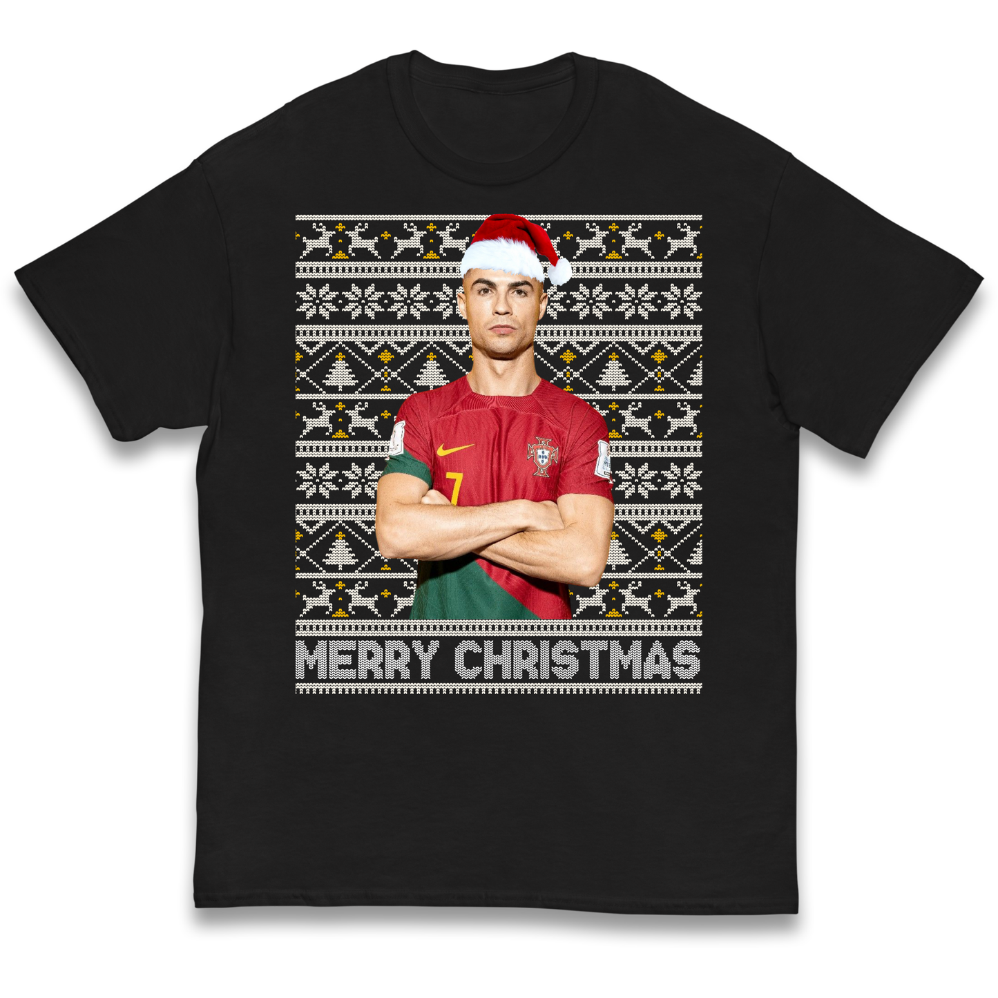 Merry Christmas Ronaldo kids t shirt