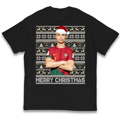 Merry Christmas Ronaldo kids t shirt