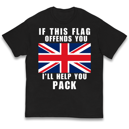 If This Flag Offends You I Will Help You Pack kids t shirt