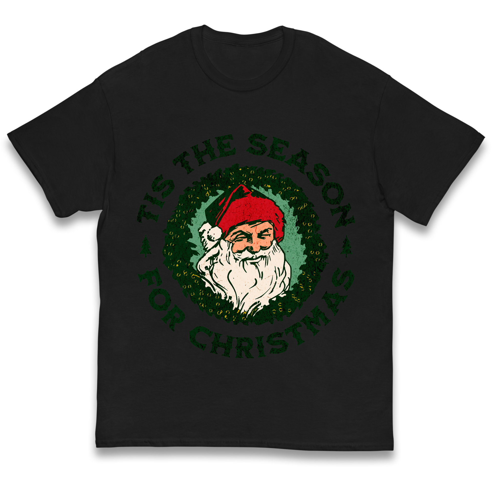 Tis The Season Santa Claus Christmas kids t shirt