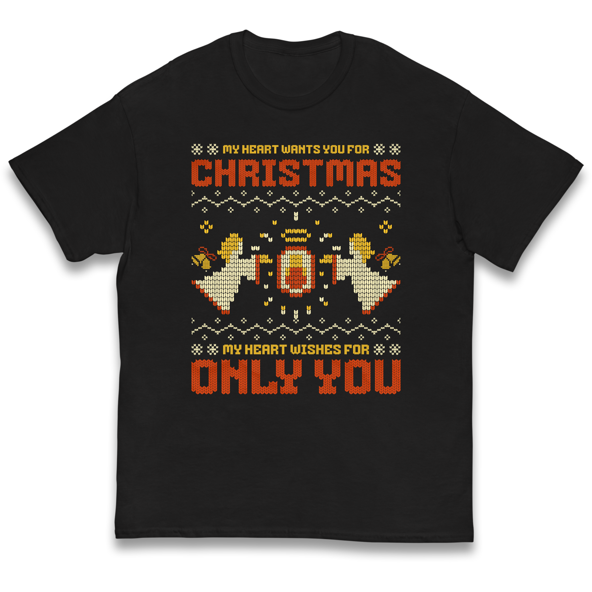 My Heart Wants You For Christmas Only You Christmas kids t shirt