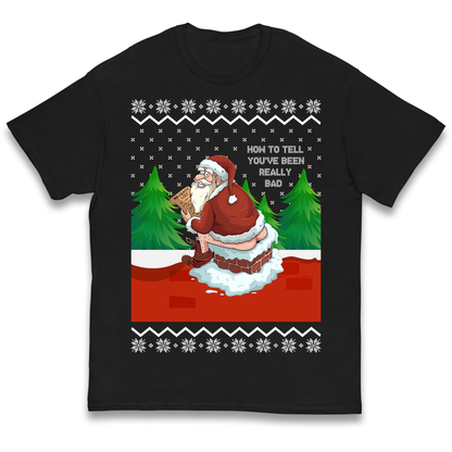 How To Tell That You've Been Really Bad kids t shirt