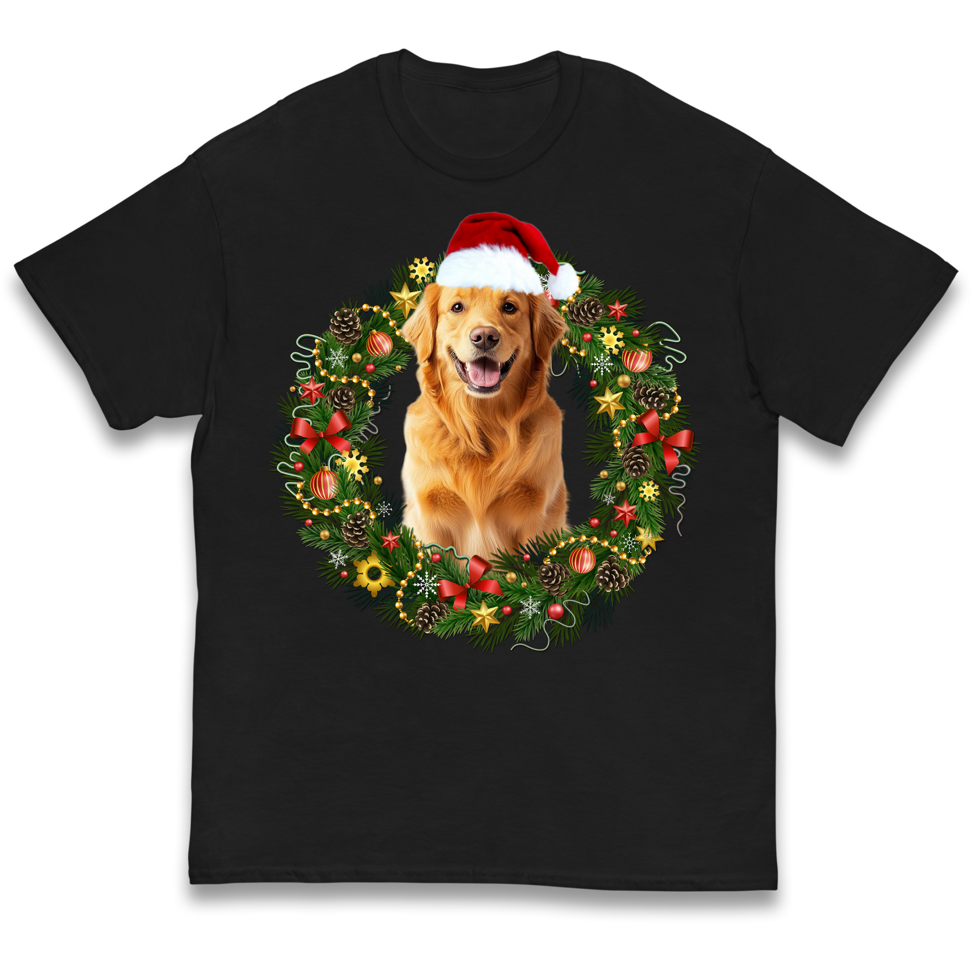Dog Christmas kids t shirt