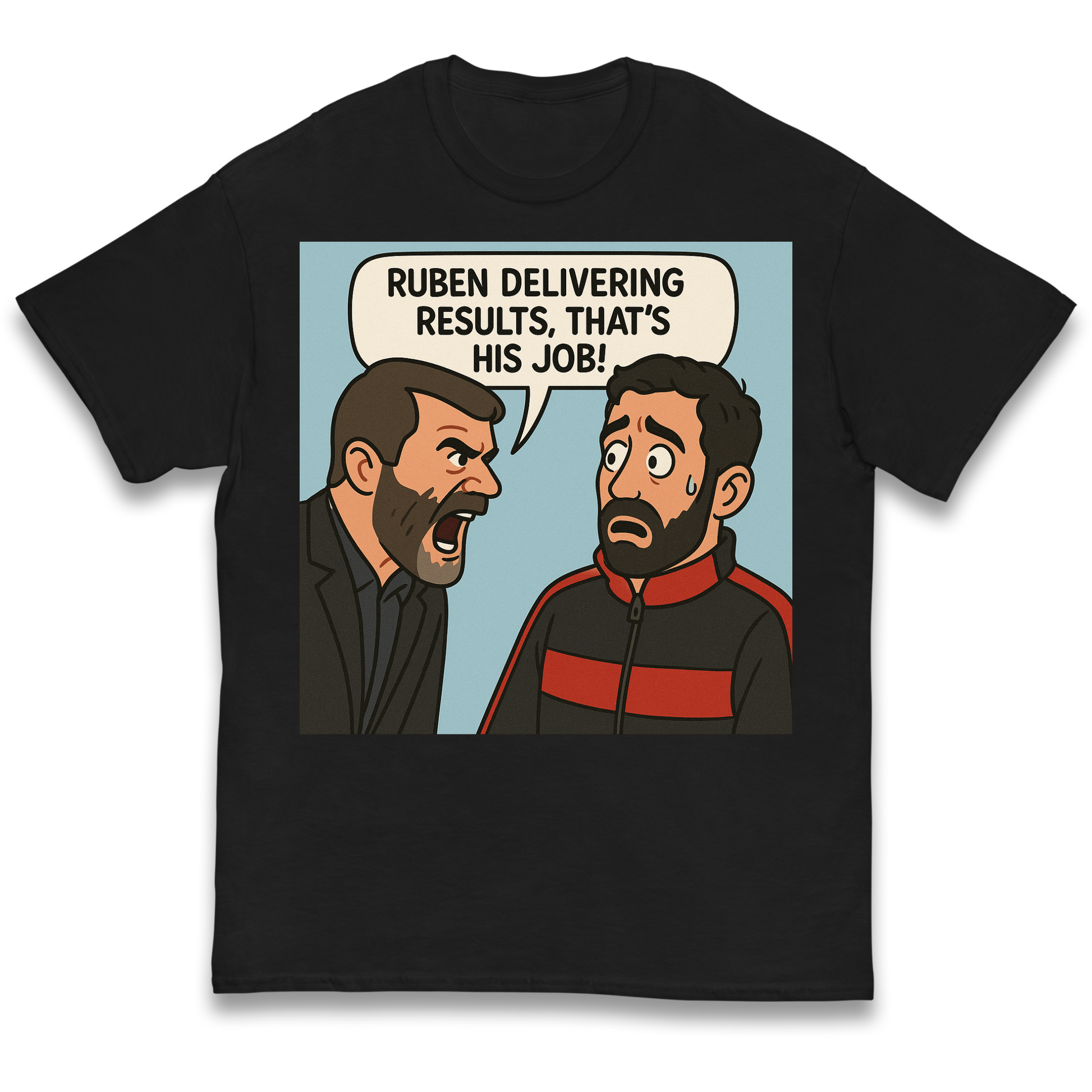 Ruben Delivering Results That's His Job kids t shirt