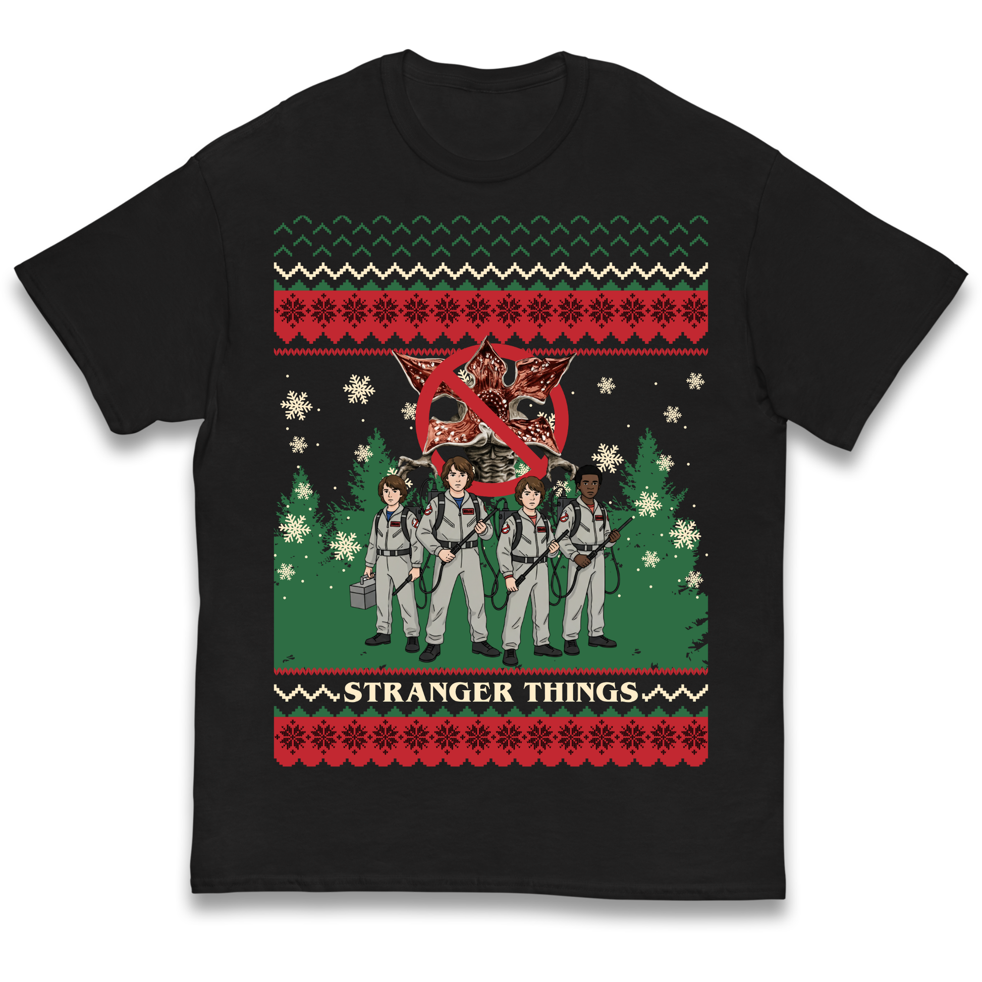 Stranger Things Demogorgon Christmas Kids T Shirt