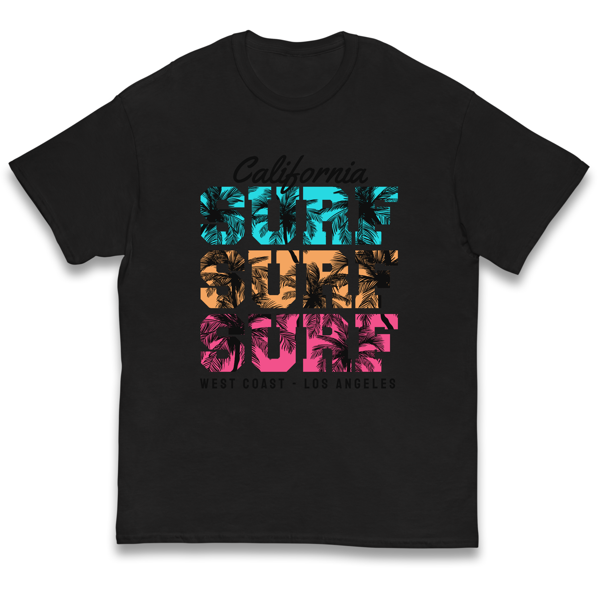 California Surf Surf Surf kids t shirt