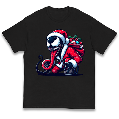 Venom Santa kids t shirt