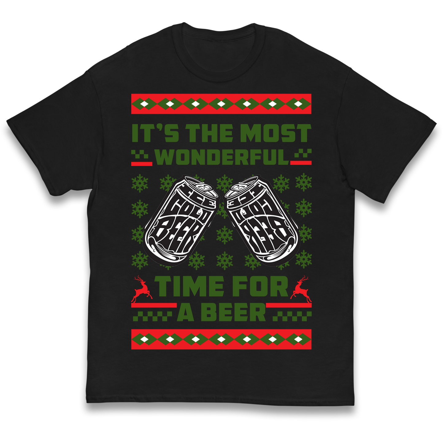 Its The Most Wonderful Time For A Beer Christmas kids t shirt