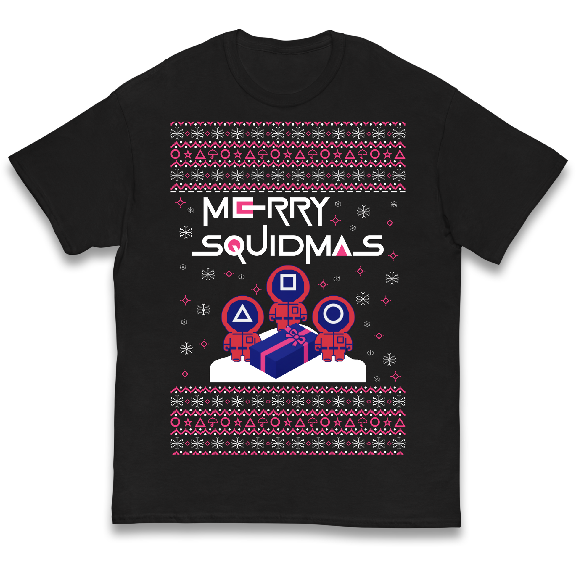 Squid Games Christmas Kids T Shirt