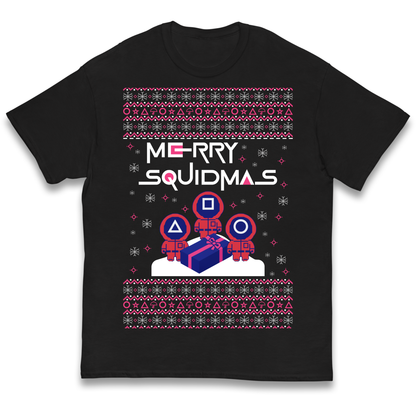 Squid Games Christmas Kids T Shirt