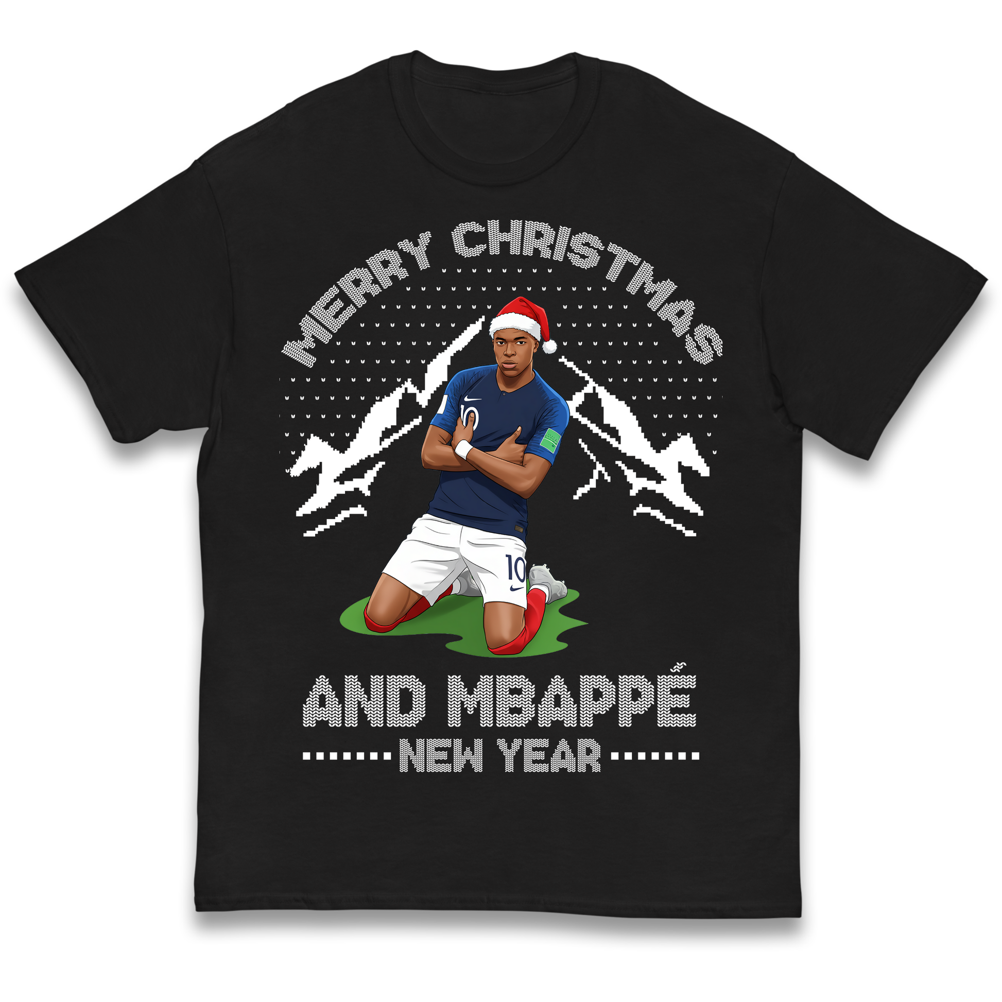 Mbappe Christmas Kids T Shirt