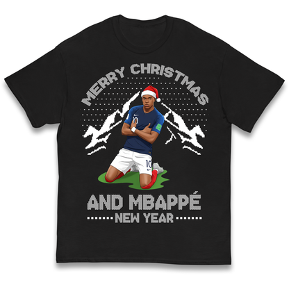Mbappe Christmas Kids T Shirt