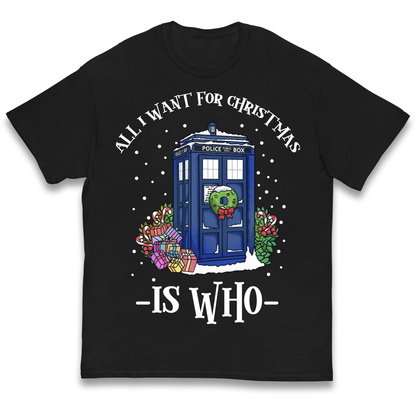 Dr Who Christmas kids t shirt