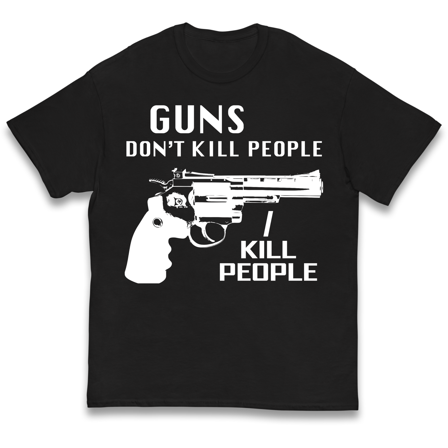Guns Don’t Kill People Kids T Shirt 