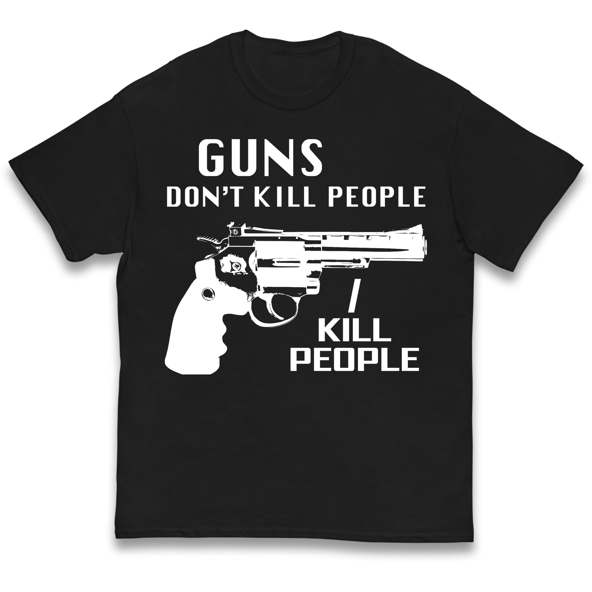 Guns Don’t Kill People Kids T Shirt 