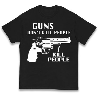 Guns Don’t Kill People Kids T Shirt 