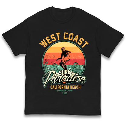 West Coast Surf Paradise kids t shirt