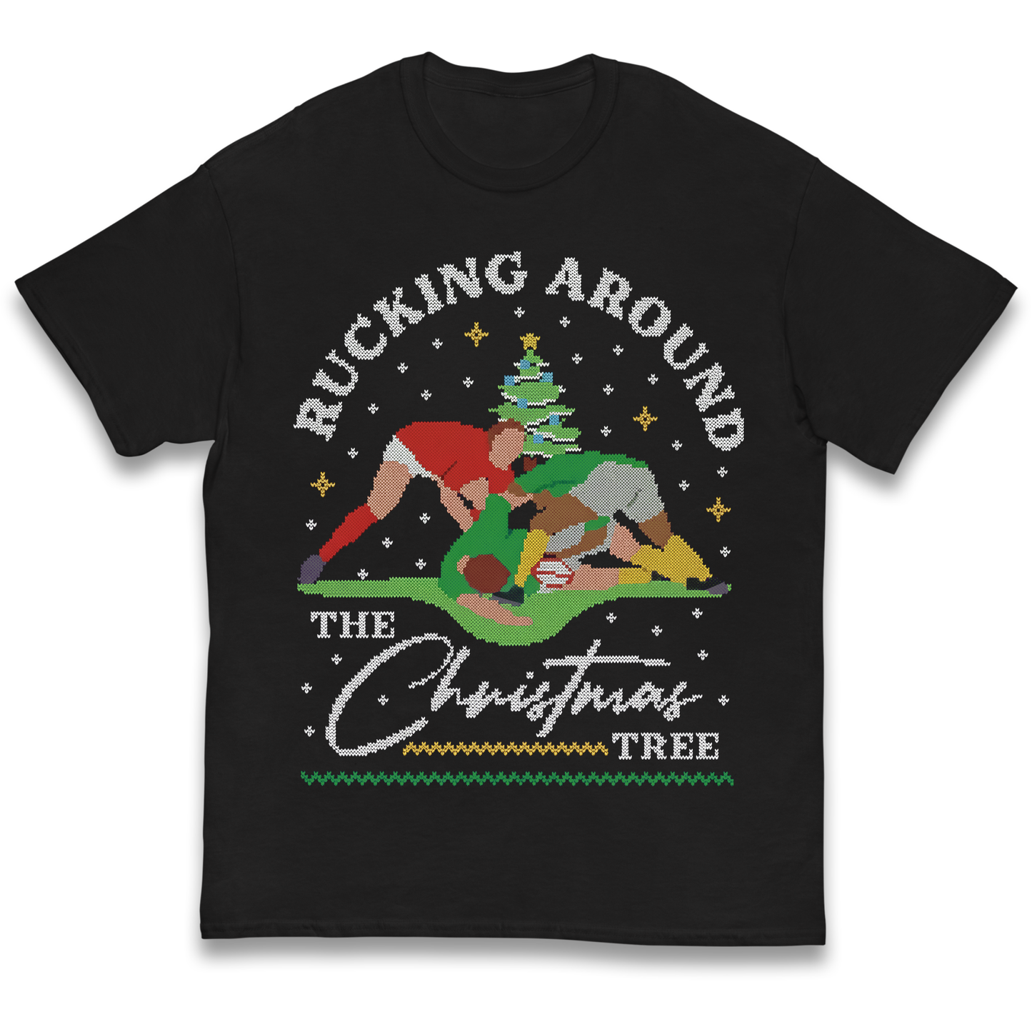 Rugby Christmas Kids T Shirt