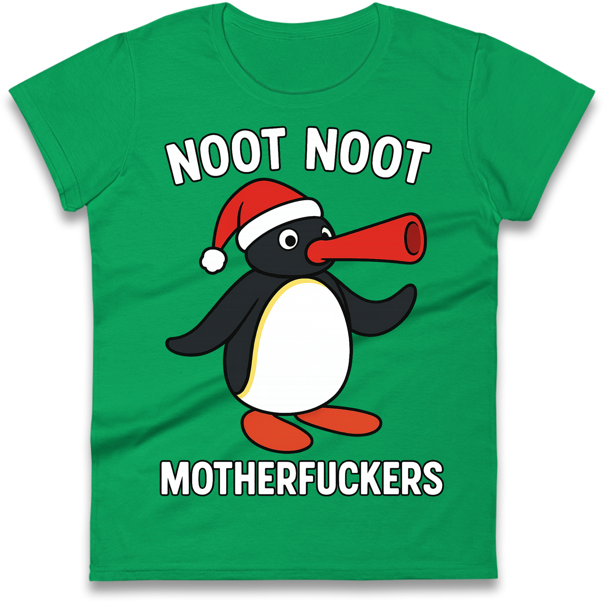 Pingu Christmas Ladies Shirt