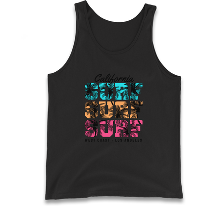 California Surf Surf Surf Tank Top