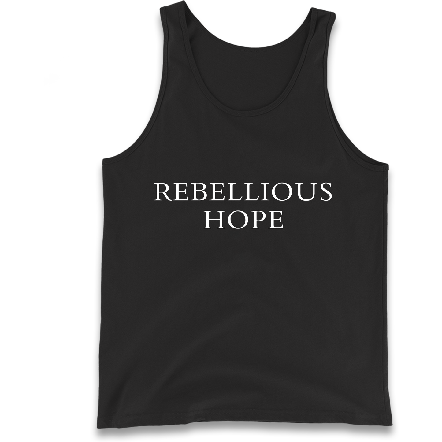 Rebellious Hope Embroidered Tank Top