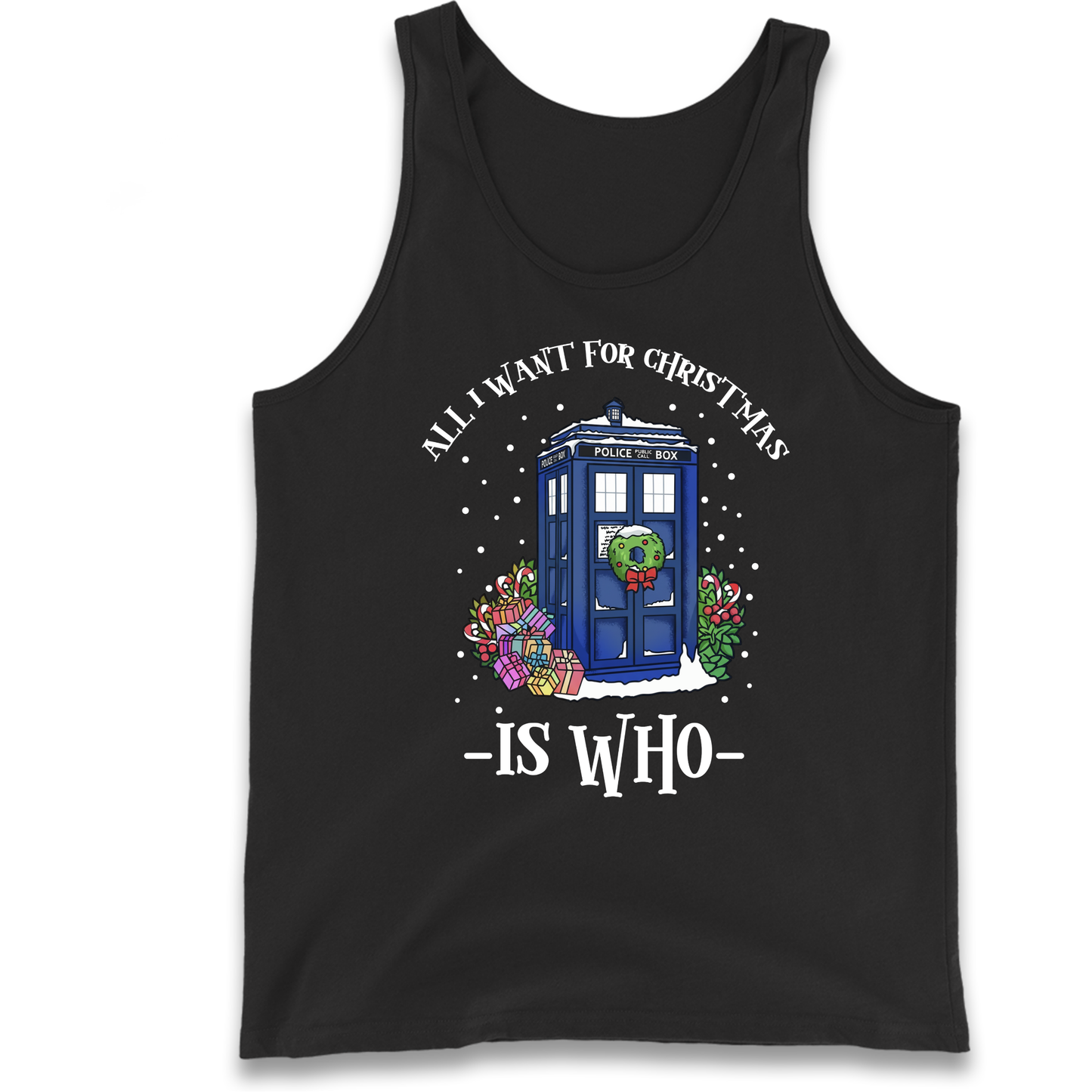 Dr Who Christmas Tank-Top