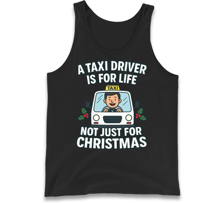 Taxi Driver Christmas Tank Top
