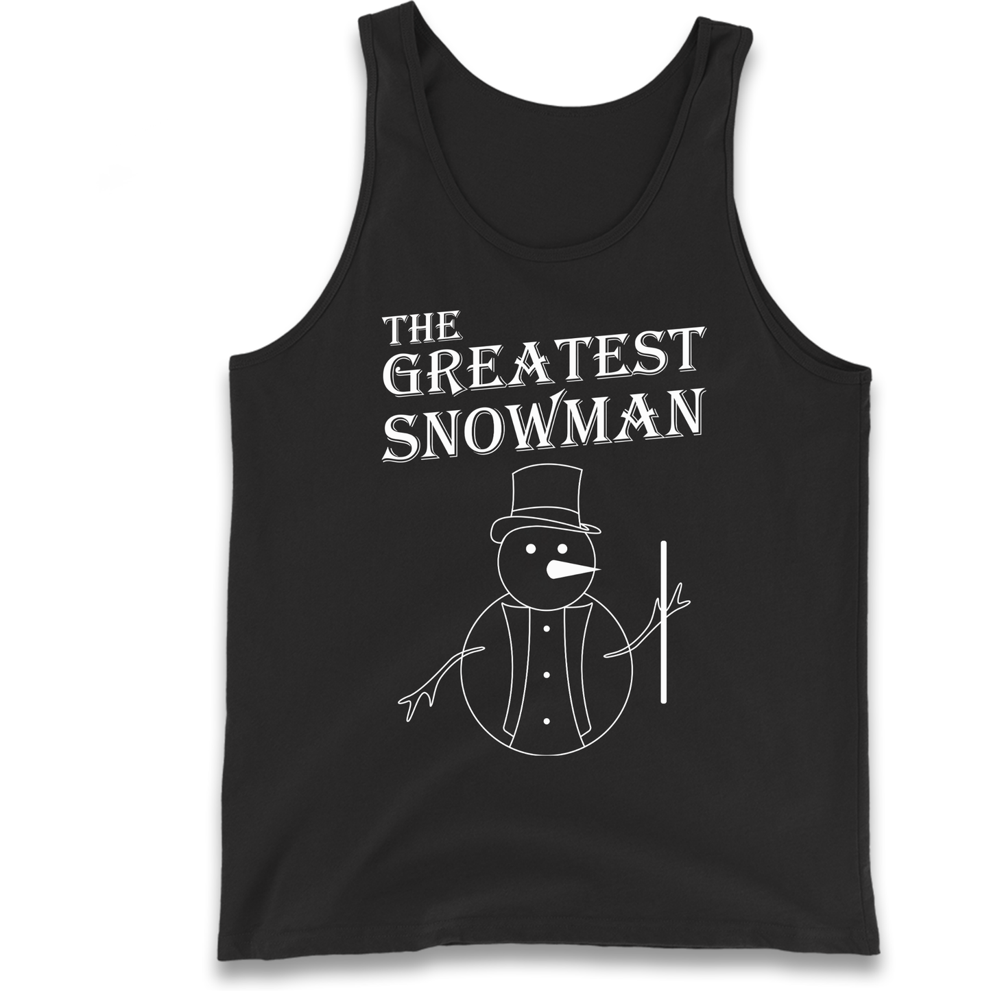 The Greatest Snowman Christmas Tank Top