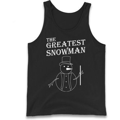The Greatest Snowman Christmas Tank Top