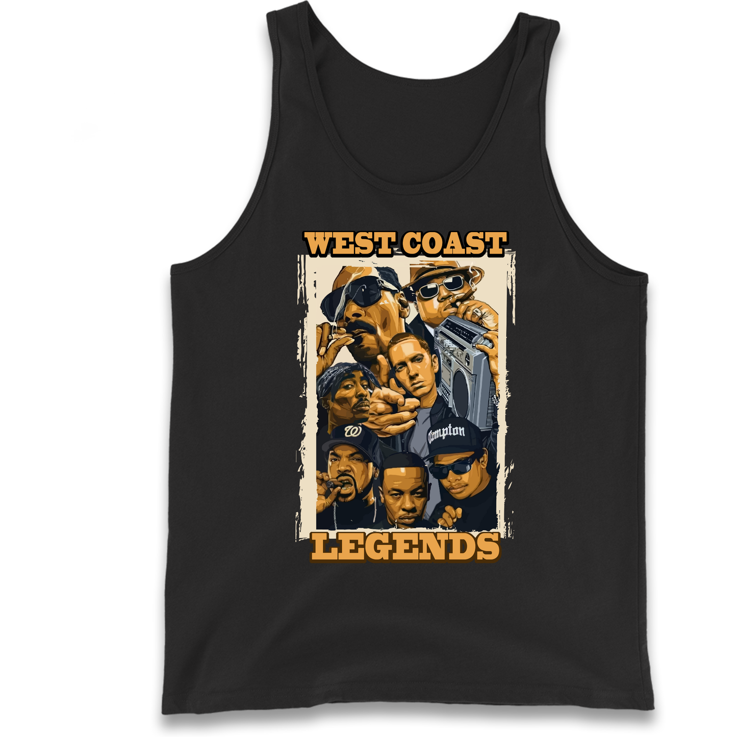 West Coast Legends Rappers Tank Top
