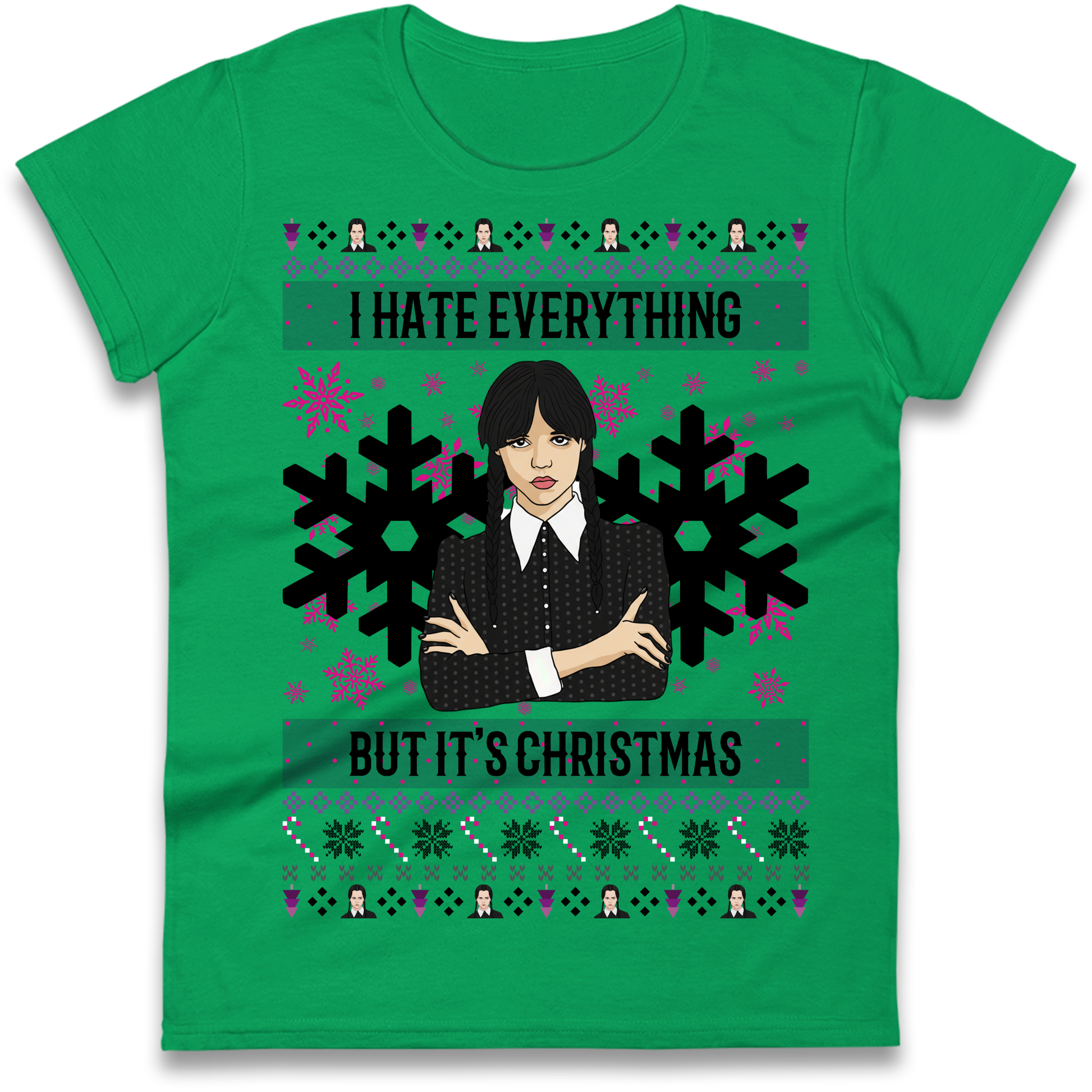 Wednesday addams Christmas Ladies Shirt