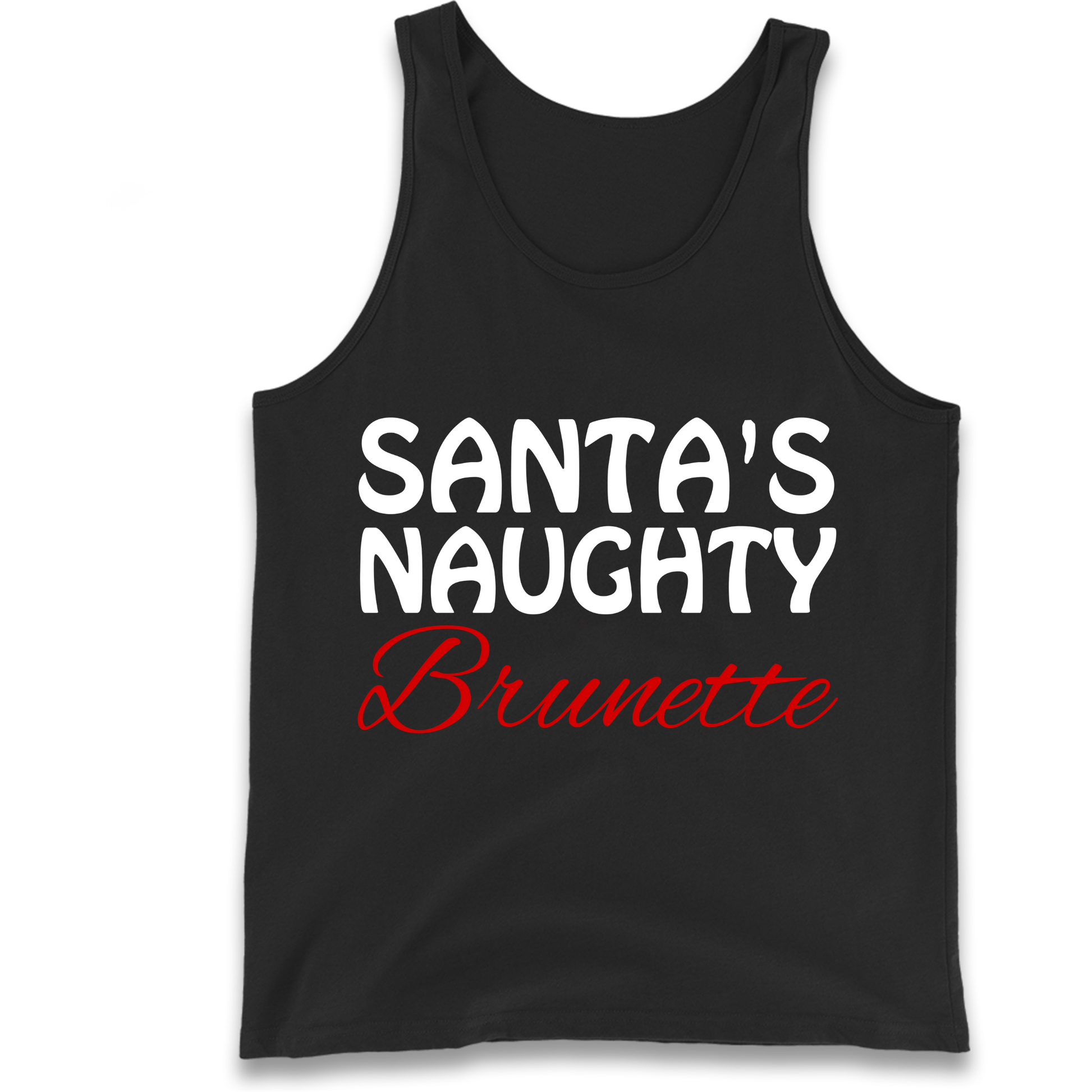Naughty Brunette Tank-Top