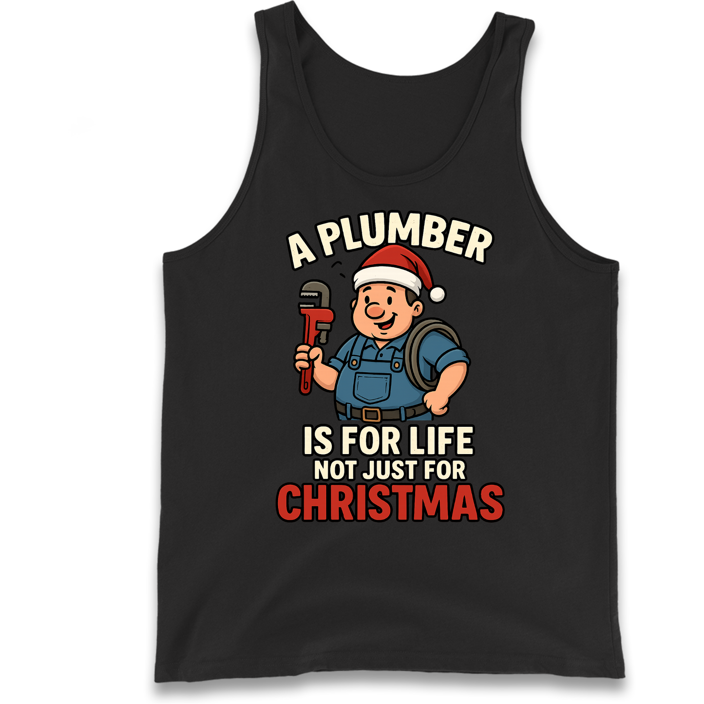 Plumber Christmas Tank Top
