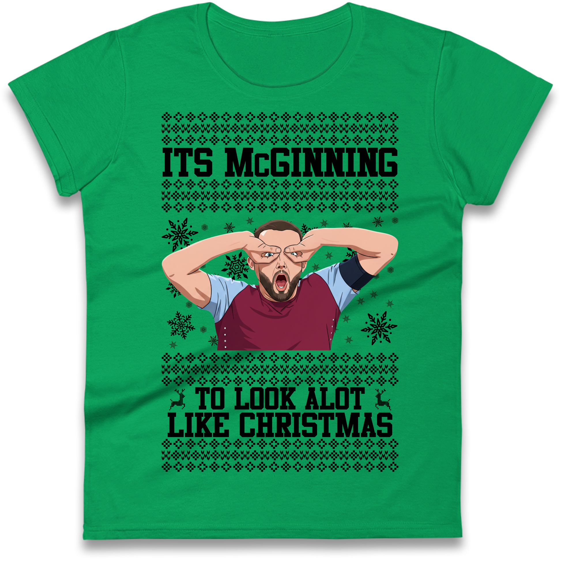 John McGinn Christmas Ladies Shirt