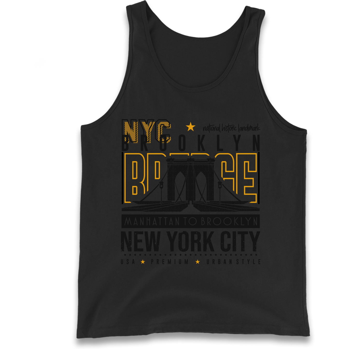 NYC Brooklyn Bridge Tank Top