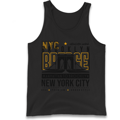NYC Brooklyn Bridge Tank Top